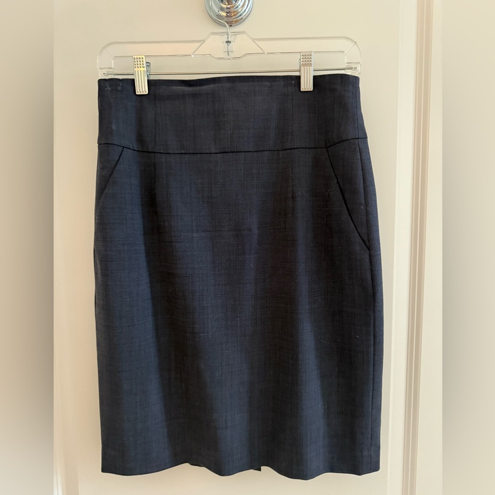 Banana Republic navy pencil skirt